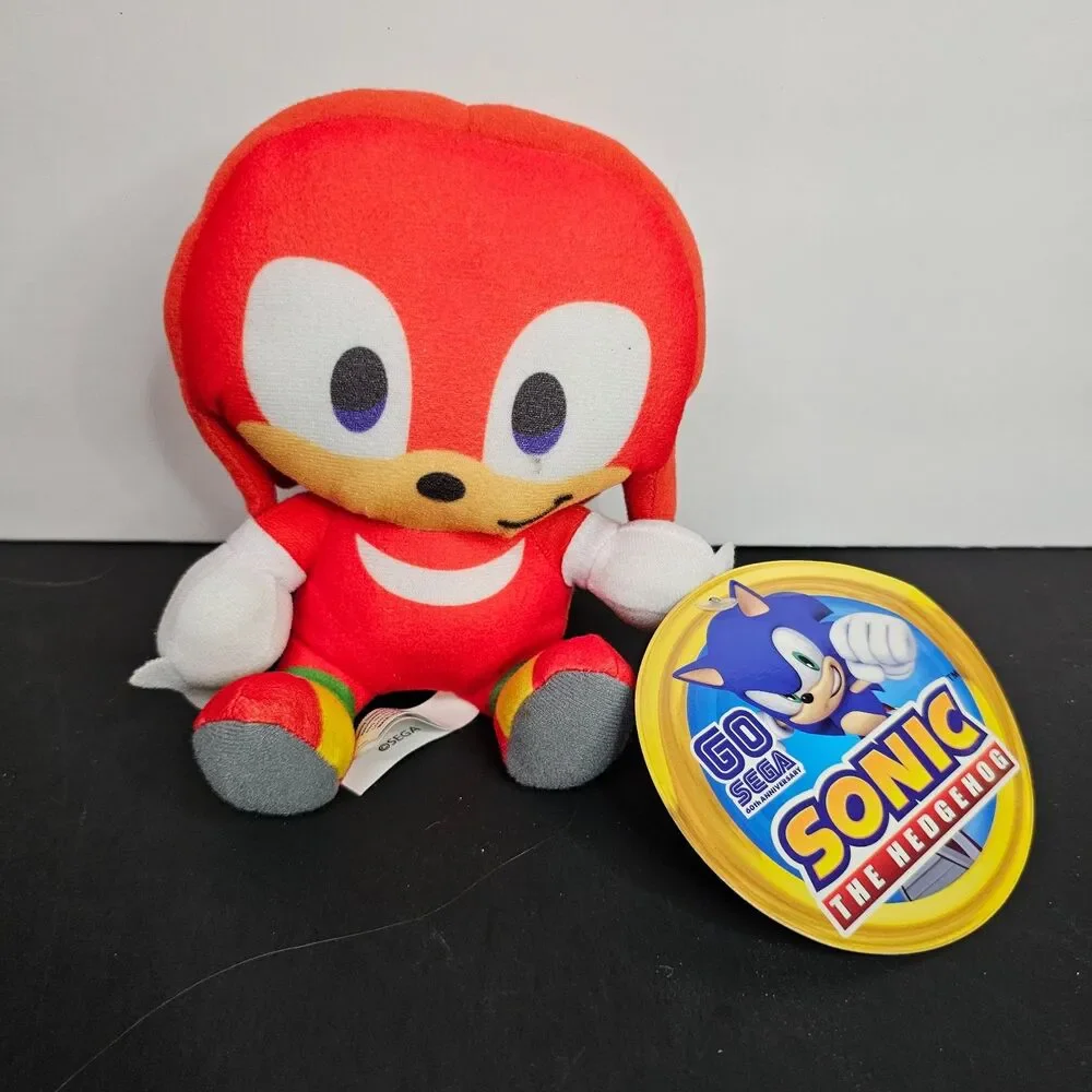 NWT Knuckles 7” Sonic the Hedgehog Plush Go Sega Toy Factory 2020 Stuffed Animal